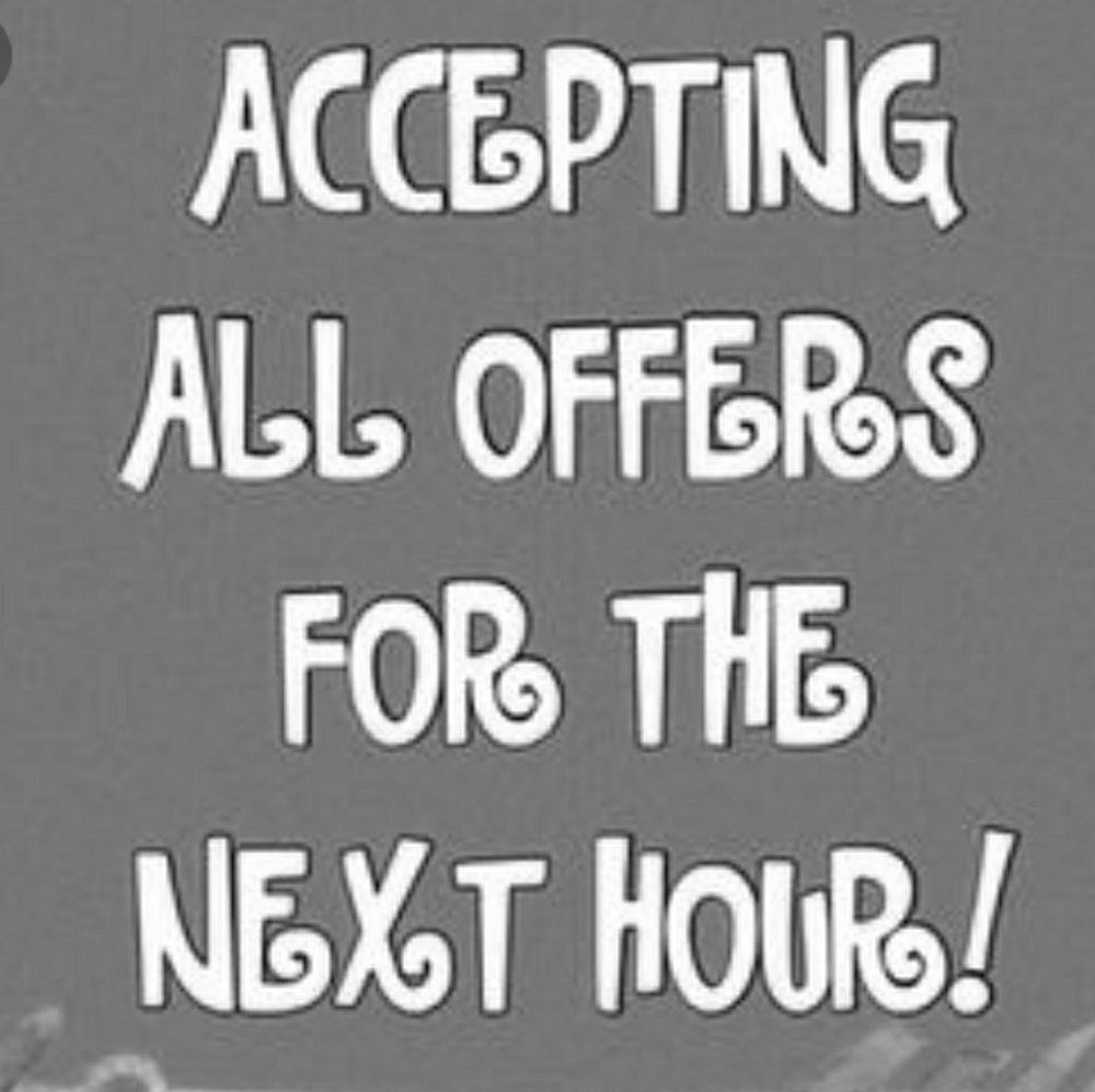 Accepting all reasonable offers- 1 HR ONLY